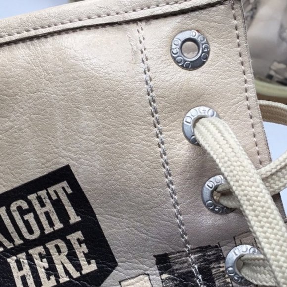 Dogo Vegan Leather New York Skyline Boots Size 9 - Picture 9 of 9